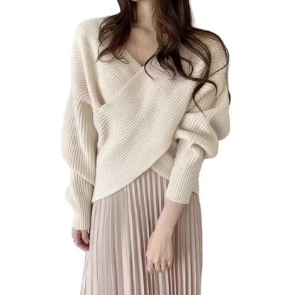 Women's Batwing Sleeve Loose Fit Pullover Sweater
